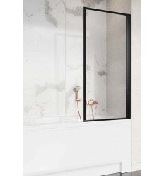 Parawan Nes 8 PNJ I Black Frame Radaway 