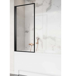 Parawan Nes 8 PNJ I Black Frame Radaway