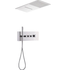 Slim Line Komplet podtynkowy natryskowy z bateria termostatyczna Deante (NAC 09LT)
