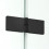 Kabina kwadratowa 70x70 New Soleo Black New Trendy (D-0233A/D-0113B)