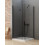 Kabina kwadratowa 70x70 New Soleo Black New Trendy (D-0233A/D-0113B)
