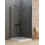 Kabina kwadratowa 70x70 New Soleo Black New Trendy (D-0233A/D-0113B)
