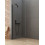 Kabina walk-in 50x195 New Soleo Black New Trendy (K-0765)