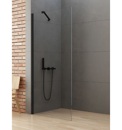 Kabina walk-in 50x195 New Soleo Black New Trendy (K-0765)