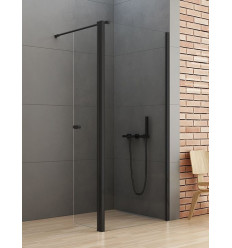 Kabina walk-in 120x195 New Soleo Black New Trendy (K-0787)
