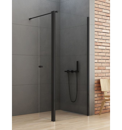 Kabina walk-in 50x195 New Soleo Black New Trendy (K-0773)