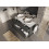 Szafka z umywalką 70 Lofty black matt Elita (RE010700027160 + RE040700108060)