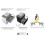 Szafka z umywalką 70 Lofty black matt Elita (RE010700027160 + RE040700098060)