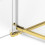 Kabina prostokątna 80x70 Avexa Gold New Trendy (EXK-1728)