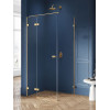 Kabina prostokątna 80x70 Avexa Gold New Trendy (EXK-1728)