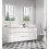 Zestaw szafek z blatem 190 Lofty White Elita (167026+167026+167030+167044)