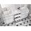 Zestaw szafek z blatem 190 Lofty White Elita (167026+167026+167030+167044)