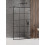 Kabina walk-in 70 Avexa Black New Trendy (EXK-2020)