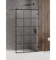 Kabina walk-in 70 Avexa Black New Trendy (EXK-2020)