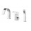 Vigo Bateria wannowa 3-otworowa Deante (BDW 013M)