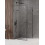 Kabina prostokątna 80x70 Avexa Black New Trendy (EXK-1560)