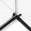 Kabina prostokątna 80x70 Avexa Black New Trendy (EXK-1560)