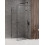 Kabina prostokątna 80x70 Avexa Black New Trendy (EXK-1560)