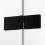 Kabina prostokątna 80x70 Avexa Black New Trendy (EXK-1560)