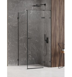 Kabina prostokątna 80x70 Avexa Black New Trendy (EXK-1560)