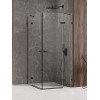 Kabina kwadratowa 80x80 Avexa Black New Trendy (EXK-1608)
