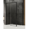 Kabina prostokątna 100x70 Prime Black New Trendy (D-0316A/D-0127B)