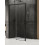 Kabina prostokątna 100x70 Prime Black New Trendy (D-0316A/D-0127B)