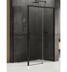 Kabina prostokątna 100x70 Prime Black New Trendy (D-0317A/D-0127B)