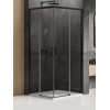 Kabina kwadratowa 70x70 Prime Black New Trendy (D-0350A/D-0351A)