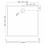 Brodzik kwadratowy 80x80 Nex New Trendy (B-0453)