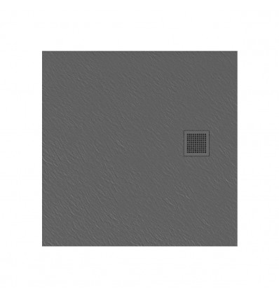 Brodzik kwadratowy szary 90x90 Mori New Trendy (B-0395)
