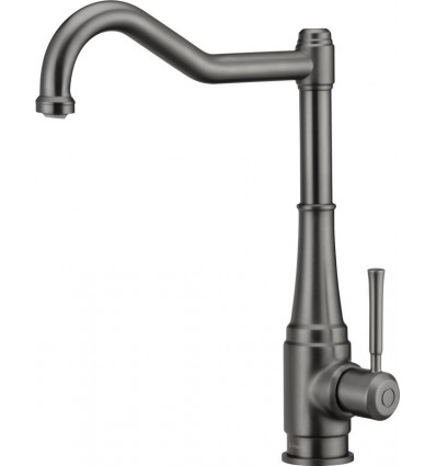 Tamizo Bateria zlewozmywakowa stojąca z prostokątną wylewką - titanium Deante (BQT D63M)
