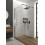 Mokko Kabina walk-in z powłoką 90 cm - nero Deante (KQM N39P)
