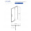Drzwi prysznicowe prawe 120x200 Crea Cersanit (S159-004)