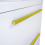 Uchwyt meblowy 16cm (L-160/R-128) Tiny/Kwadro gold Elita (RE121600205570)
