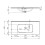 Umywalka ceramiczna 100 bez otworu Skappa white Elita (RE041000068060)