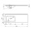 Umywalka ceramiczna 120 (60+60) lewa Skappa white Elita (RE041201068060)