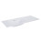Umywalka ceramiczna 120 (80+40) lewa bez otworu Skappa white Elita (RE041201168060)