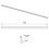 Uchwyt listwowy meblowy 100 Look white mat Elita (RE121000015290)