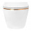 Miska wisząca WC bezrantowa Carlo Mini Duroplast/Flat/ZM Gold Edge Rea (REA-C1222)