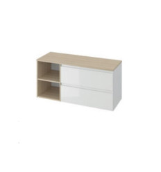 Szafka pod umywalkę z blatem 120 biały Moduo Cersanit (S929-008 + K116-019 + S590-026)