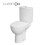 WC kompakt PARVA 010 CleanOn bez deski Parva Cersanit (K27-062)