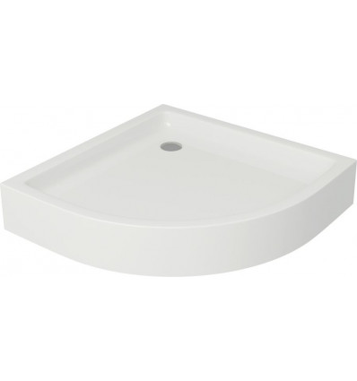 Brodzik półokrągły TAKO 80 x 16, zintegrowany Tako Cersanit (S204-003)