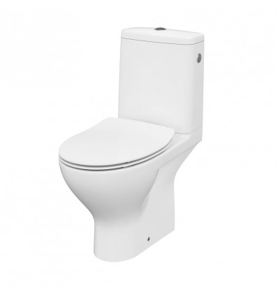 WC kompakt 670 MODUO 43 CleanOn 010, Semi Back-to-Wall, deska SLIM duroplastowa Moduo, moduo ceramika Cersanit (K116-029)