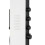 Panel prysznicowy biało-czarny z termostatem Duo Corsan (A777TWHBL)