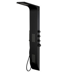 Panel prysznicowy czarny z termostatem Duo Corsan (A777TBL)