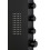 Panel prysznicowy czarny z termostatem Duo Corsan (A777TBL)