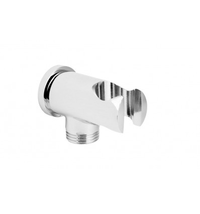 Uchwyt prysznicowy z przyłączem do słuchawki prysznicowej Corsan (CMU165CH)