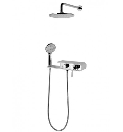 Prysznicowy zestaw podtynkowy Konekto szary Corsan (CMN001)