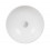 Umywalka nablatowa MU4141WH okrągła biała z korkiem białym Corsan (MU4141WH + MUKKWH)